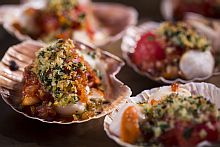 Baked scallops pic Julie Biuso