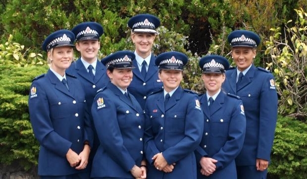 Women in blue